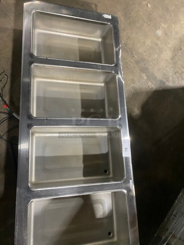 Duke Commercial Electric Powered 4 Well Steam Table! All Stainless Steel! Model: ADI4EM SN: 11092789 208V 60HZ 3 Phase - Image 4 of 7