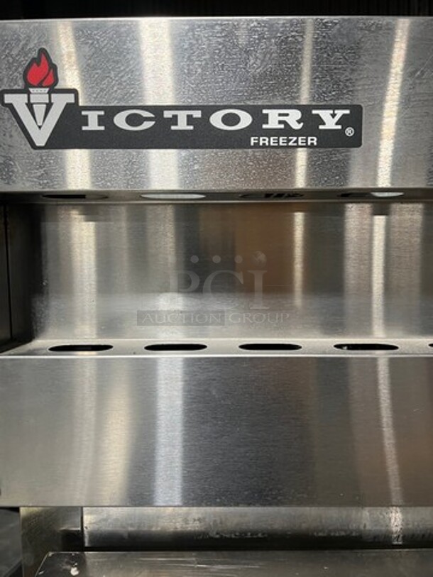 Victory Commercial Single Door Reach In Freezer! With Poly Coated Racks! All Stainless Steel! On Casters! Model: VF1 SN: C1083393 115V 60HZ 1 Phase - Image 2 of 8
