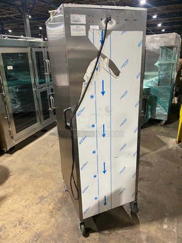 Alto Shaam Commercial Split Door Heated Holding Cabinet/ Food Warmer! All Stainless Steel! On Casters! WORKING WHEN REMOVED! Model: 1200UP SN: 1809890000 208/240V 60HZ 1 Phase - Image 4 of 9