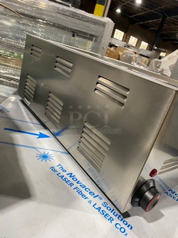 NEW! IN THE BOX! LATE MODEL! 2020 Adcraft Commercial Countertop Single Well Food Warmer! All Stainless Steel! Model: FW1200W 120V - Image 3 of 9