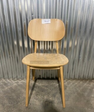 NEW! Stackable Ins Wind Backrest Restaurant Chair! 2x Your Bid!