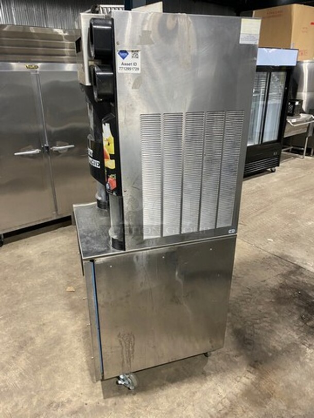 AMAZING! Manitowoc Multiplex Smoothie Workstation! On Single Door Undercounter Cooler! With Poly Bins! All Stainless Steel! On Casters!  Model: MB81 SN: 1701150000857 115V 60HZ 1 Phase - Image 2 of 9