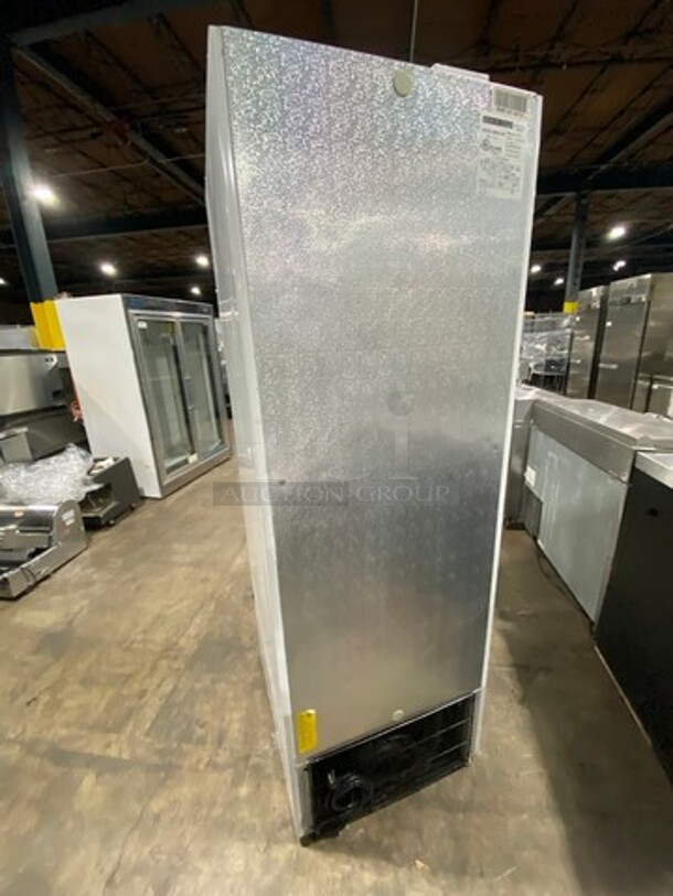 Maxx Cold Commercial Single Door Reach In Freezer Merchandiser! With View Through Doors! With Poly Racks! Model: MXM123F SN: 440128 115V 60HZ 1 Phase - Image 4 of 8