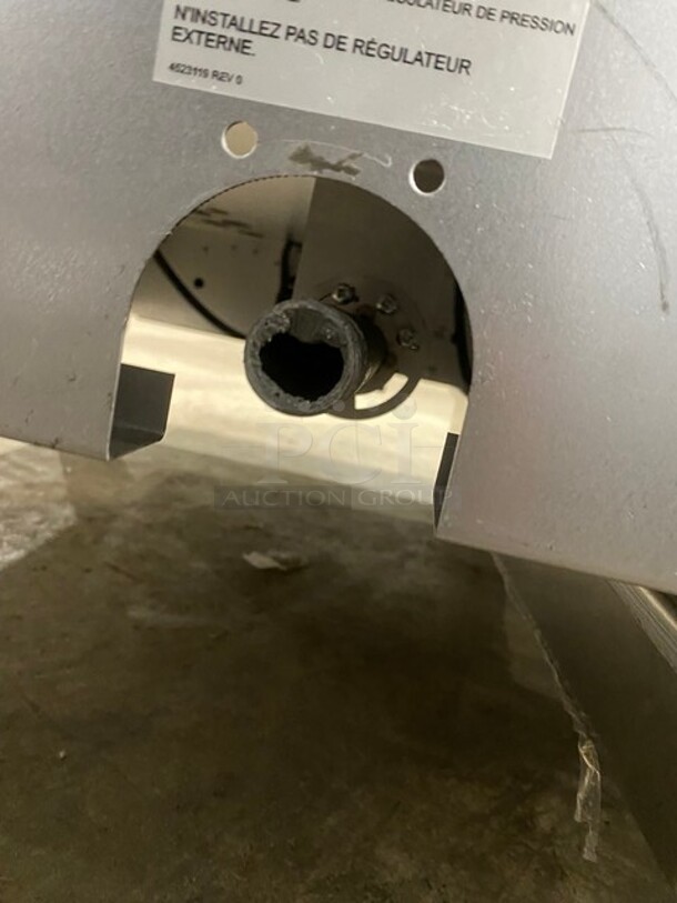 BRAND NEW! OUT OF THE BOX! Garland Commercial Natural Gas Powered Countertop MIRROR SHINE Flat Griddle! With Thermostatic Controls! With Back & Side Splash! All Stainless Steel! On Legs! - Image 9 of 10