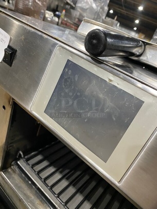 LATE MODEL!  Merrychef Commercial Countertop Rapid Cook Oven! With Digital Touch Controls! With Oven Paddle! All Stainless Steel! Model: EIKONE4 SN: 1209213090484 208/240V! Working When Removed! - Image 6 of 9