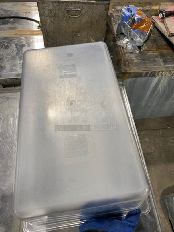 Cambro Clear Poly 1/1x6" Food Containers! 5x Your Bid! - Image 5 of 7