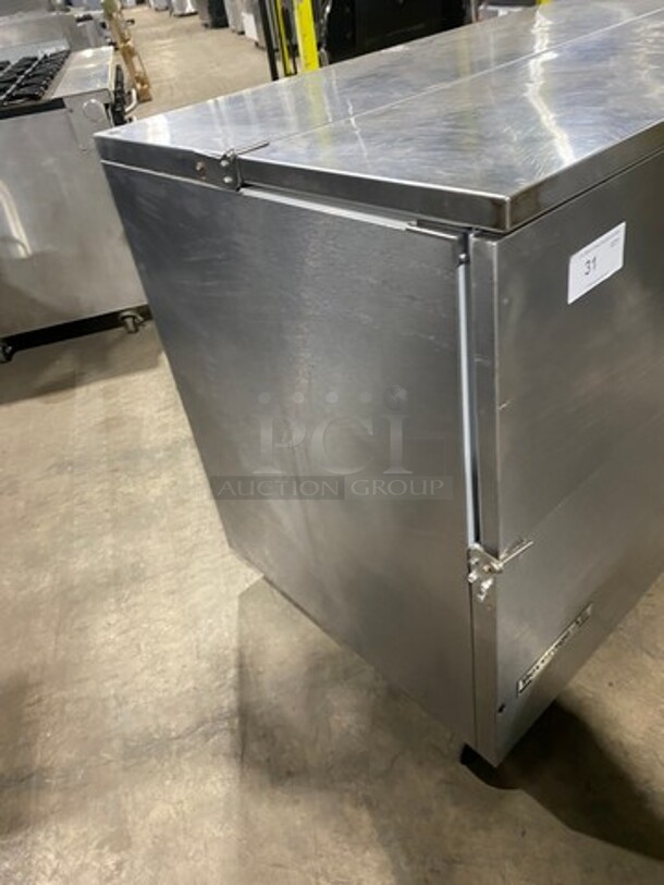 Beverage Air Single Side Access Milk Cooler! Stainless Steel! On Casters! Model: SM49N SN: 7710268 115V 1 Phase - Image 2 of 8