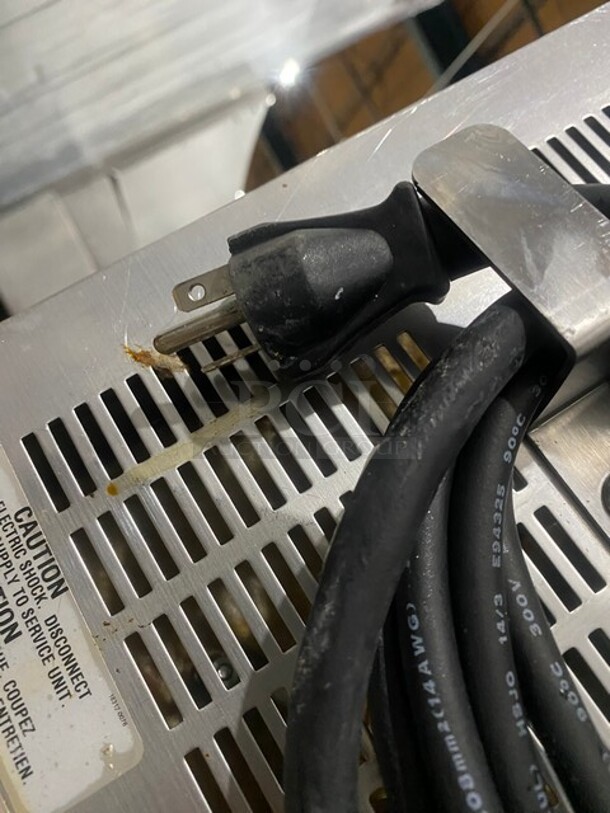 Sweet! Carter Hoffmann Commercial Countertop Electric Powered Crisp-N-Hold/Fry Warmer Dumping Station! With Backsplash! All Stainless Steel! Model: CNH18 SN: 112016624829 120V 60HZ 1 Phase! Working When Removed! - Image 7 of 7