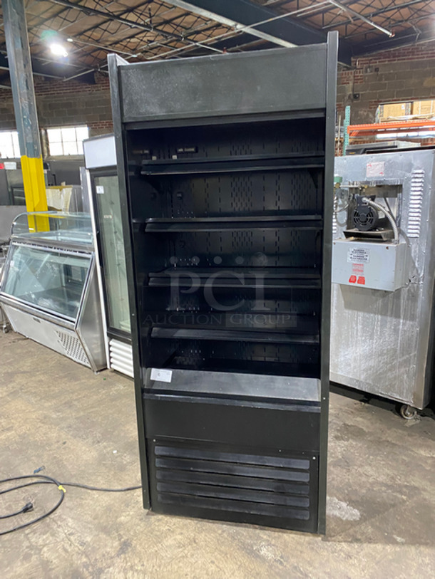 Structural Concepts Commercial Refrigerated Open Grab-N-Go Case Merchandiser! With Shelves! Stainless Steel Body! Model: B32EW SN: 0232341HR269802 120V 60HZ 1 Phase