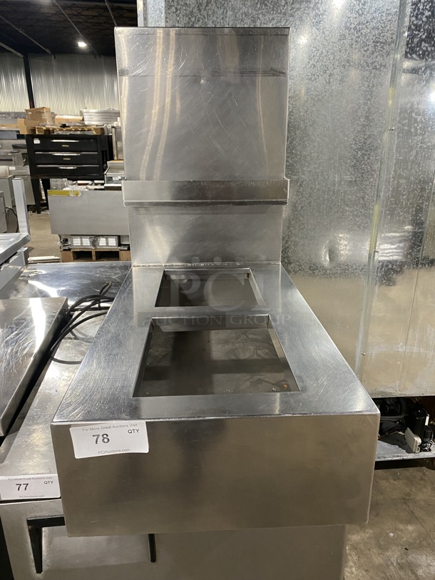 New Commercial Custom Counter Top Food Pan Holder! - Image 1 of 5