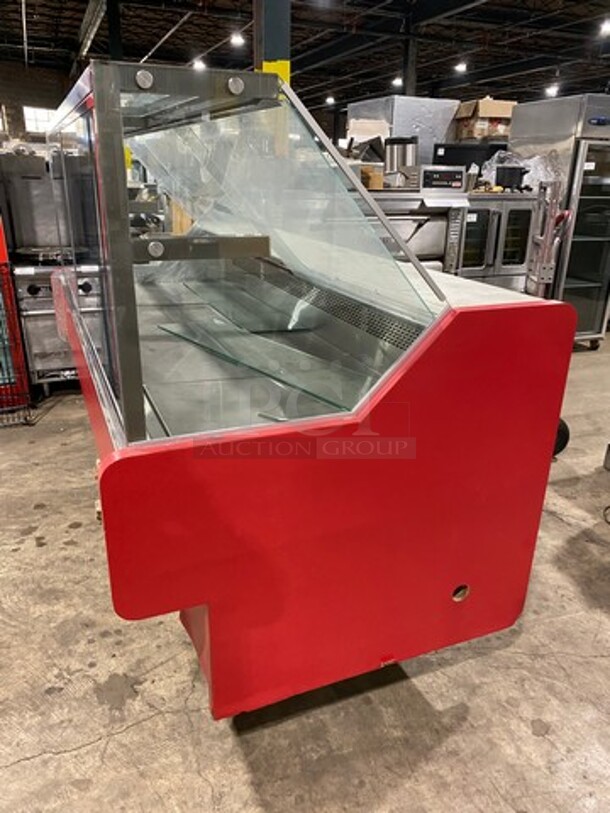 RPI Commercial Refrigerated Deli/ Bakery Display Case Merchandiser! With Straight Front Glass! With Rear Access Doors! With Commercial Cutting Board! Model: SCXMD96RM3 SN: 09186482 115/208/230V - Image 2 of 9