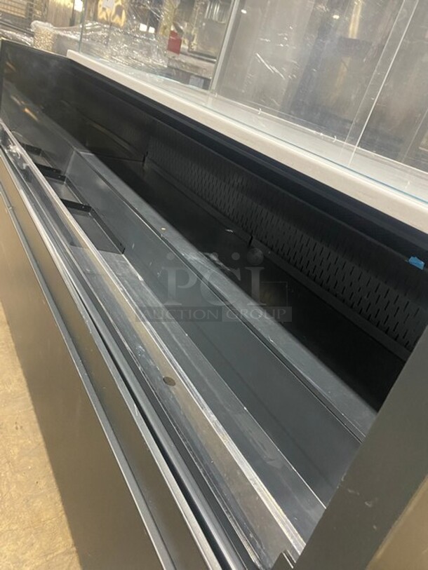 NICE! Structural Concepts Starbucks Style Refrigerated Open Grab-N-Go Display Case! With Glass Enclosed Merchandiser Showcase On Top! 220V 1 Phase! Model: SBZ6652DR SN: 1875277 HX369249! Working When Removed! - Image 7 of 8