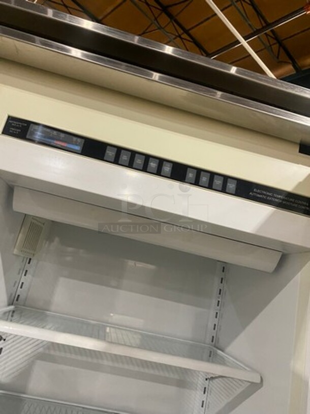Viking Upright Half Cooler Half Freezer Combo Unit! With Poly Coated Racks And Shelves! All Stainless Steel!
 - Image 8 of 11