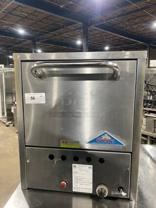 Castle Commercial Natural Gas Powered Pizza/ Baking Oven! All Stainless Steel! Model: P019 SN: 3L21