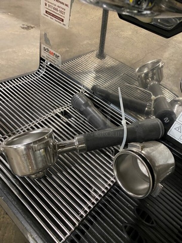 WOW! LATE MODEL! Dunkin Donuts Edition! Schaerer Commercial Countertop 2 Group Espresso Machine! With Steam Lines! Stainless Steel! On Small Legs! - Image 6 of 9