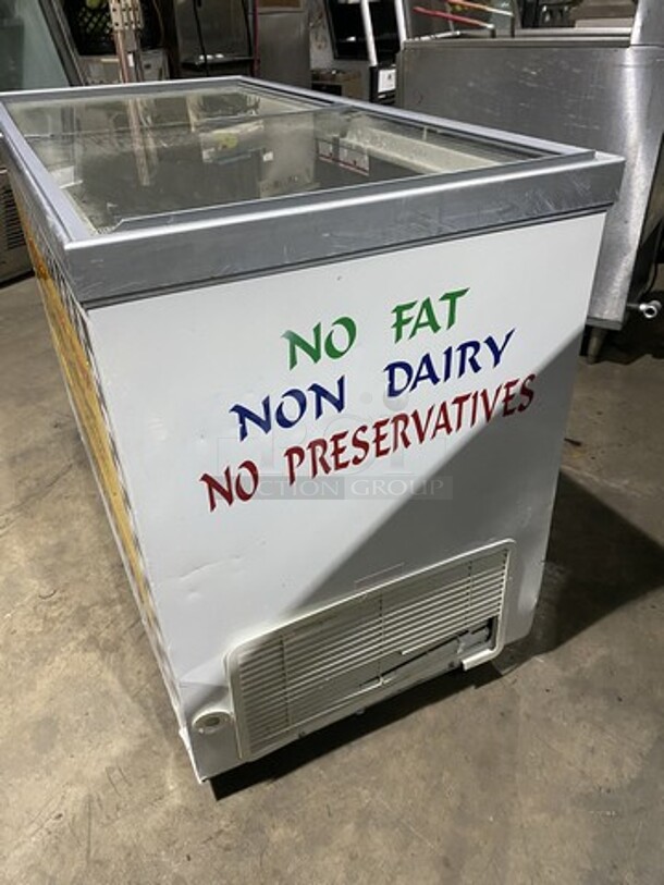 Vestfrost Floor Style Reach Down Ice Cream Freezer! Model IKG403 Serial 84314914! 115V 1 Phase!  - Image 2 of 9