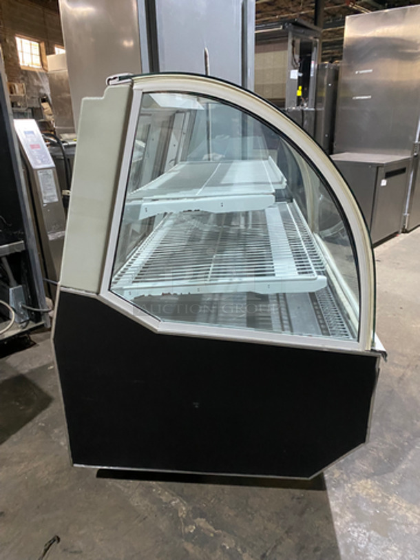 SWEET! Turbo Air Refrigerated Bakery Showcase! With Front Curved Glass And Glass Sliding Back Access Doors! With Poly Coated Racks! Electric! Model: TB4R SN: TB4REI021 115V 60HZ 1 Phase - Image 3 of 10
