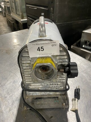 Weston Countertop Electric Motor For Meat Grinder/ Meat Grinder Base! All Stainless Steel! Model: 102201W SN: W2207171304 120V