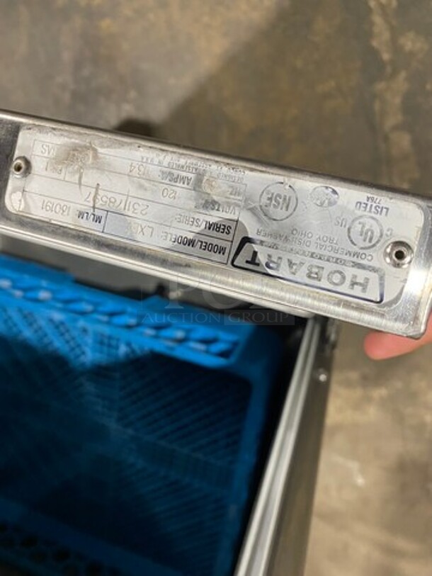 Hobart New Body Style Under The Counter Dishwasher! All Stainless Steel! Model: LXEC SN: 231178597 120V 60HZ 1 Phase - Image 8 of 9