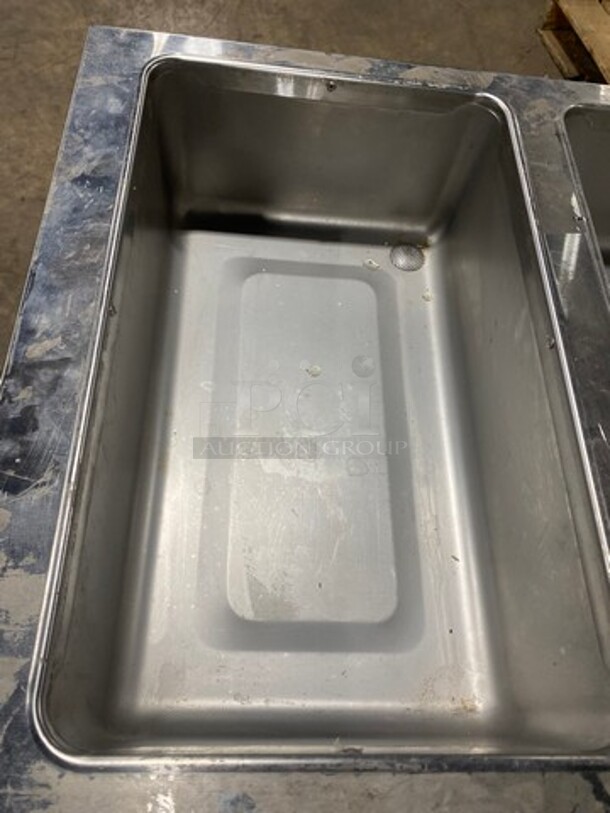 Duke Commercial Electric Powered 3 Well Steam Table! With Storage Space Underneath! All Stainless Steel! On Casters! Model: E303M SN: 12063086 208V 60HZ 3 Phase - Image 6 of 11