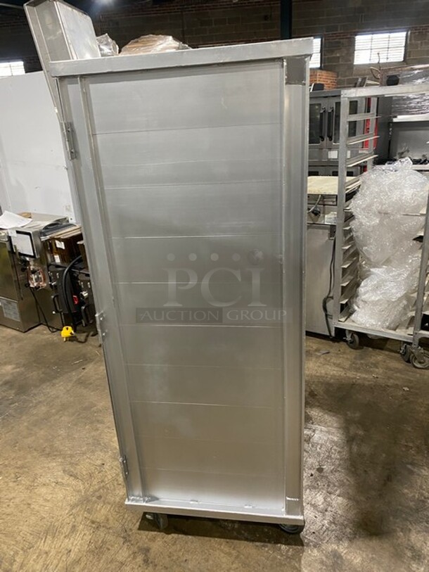 Commercial 40 Pan End Load Enclosed Bun/Sheet Pan Rack! On Casters! - Image 3 of 6