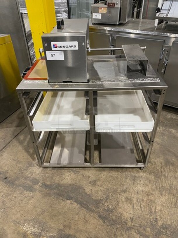 2017 Bongard Commercial Mobile Storage Table! Stainless Steel! On Casters! SN: 9300000000060457 - Image 1 of 10