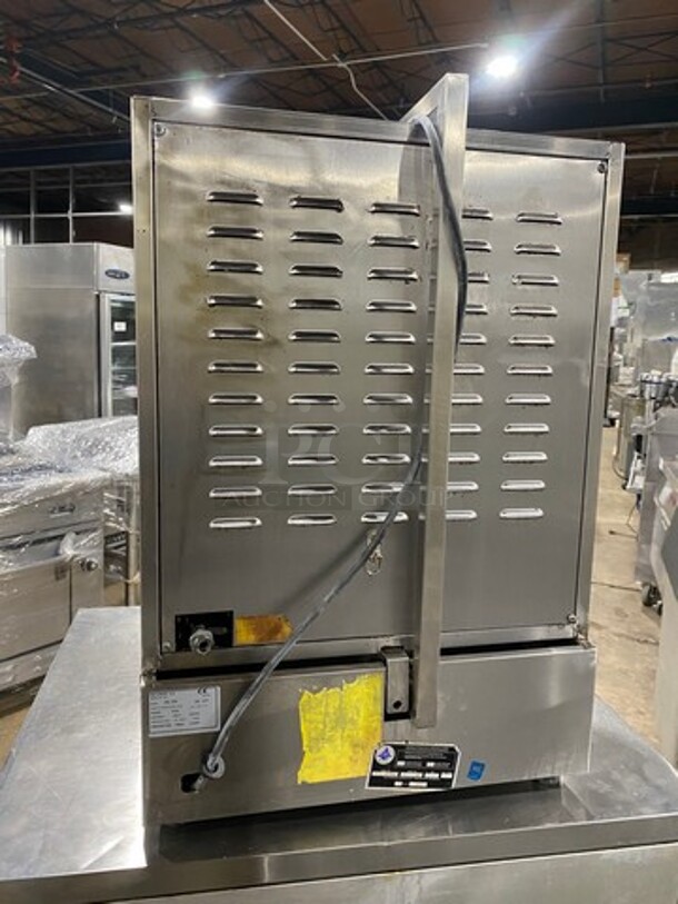 2014 Visvardis Commercial Countertop LP/ Natural Gas Powered Gyro Machine! All Stainless Steel! Model: DG12V SN: 0377 - Image 3 of 11