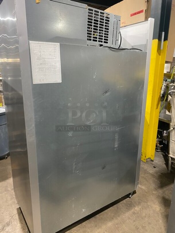 Traulsen Commercial 2 Door Reach In Refrigerator! With Poly Coated Racks! All Stainless Steel! On Casters! Model: G20010 SN: T70955A17 115V 60HZ 1 Phase - Image 3 of 11