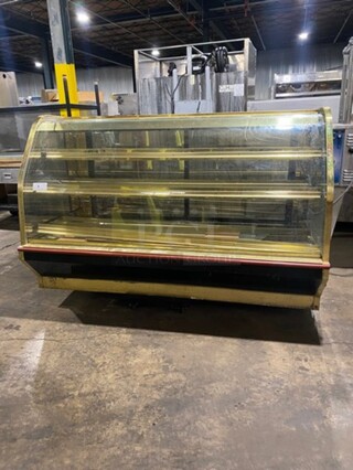 Commercial Refrigerated Bakery/ Deli Display Case Merchandiser! With Curved Front Glass! With Rear Access Doors!