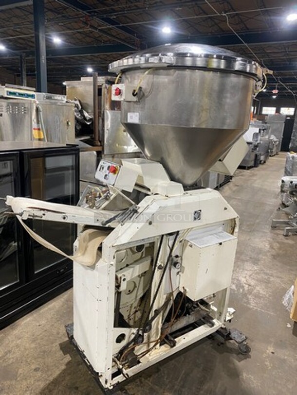 Commercial Floor Style Tortilla Machine! With Stainless Steel Top Hopper! On Casters! - Image 2 of 8