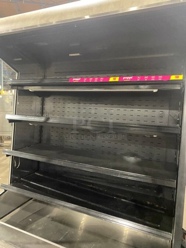 FEDERAL  Refrigerated Open Grab-N-Go Display Case Merchandiser! Model RSSM478SC-3 Serial 09090356630! 120/208/230V 1 Phase!  - Image 5 of 7