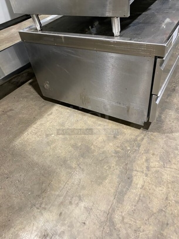 Delfield Commercial Refrigerated 2 Drawer Chef Base! All Stainless Steel! On Casters! - Image 2 of 8