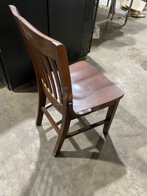 Brand New! Napa Solid Wood Walnut Finish Dining Chair! 3 X Your Bid! - Image 4 of 6