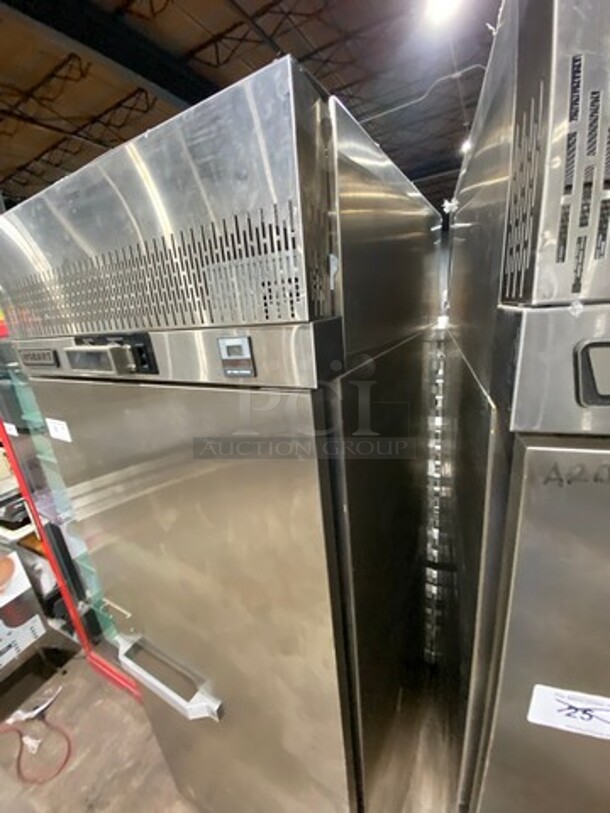 WOW! NEW! NEVER USED! OUT OF THE BOX! Hobart Commercial Electric Powered Single Door Roll In Rack Proofer/ Warmer Holder/ Hot Food Storage! Solid Stainless Steel! Model: QESADHL SN: 321068377 120/208V 60HZ 1 Phase - Image 3 of 7