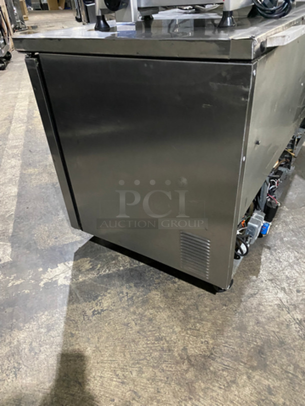 True Commercial 2 Door Work/Prep Top Lowboy Cooler! All Stainless Steel! On Casters! Model: TWT60 SN: 14212728 115V 60HZ 1 Phase - Image 4 of 8