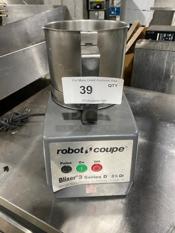 Robot Coupe Commercial Countertop Food Processor/Chopper Machine! All Stainless Steel!