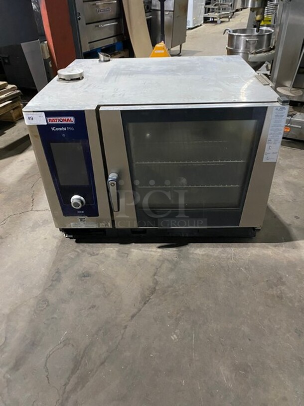 BEAUTIFUL! 2021 LATE MODEL!  Rational Commercial Electric Powered iCombi Pro Combitherm Convection Oven! With View Through Door! All Stainless Steel! Model: LM100CE.AXXXX. - Image 1 of 7