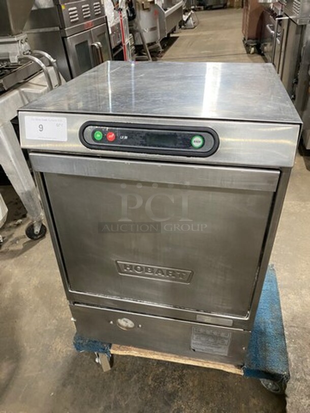 Hobart Commercial Under The Counter Heavy Duty Dishwasher! All Stainless Steel! Model: LX30H SN: 231015124! 120/240V 60HZ 1 Phase!