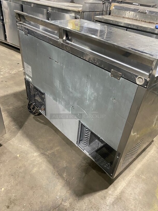 Turbo Air Commercial 2 Door Lowboy/Worktop Cooler! With Backsplash! All Stainless Steel! On Casters! WORKING WHEN REMOVED! Model: TWR48SD 115V 60HZ 1 Phase - Image 3 of 8