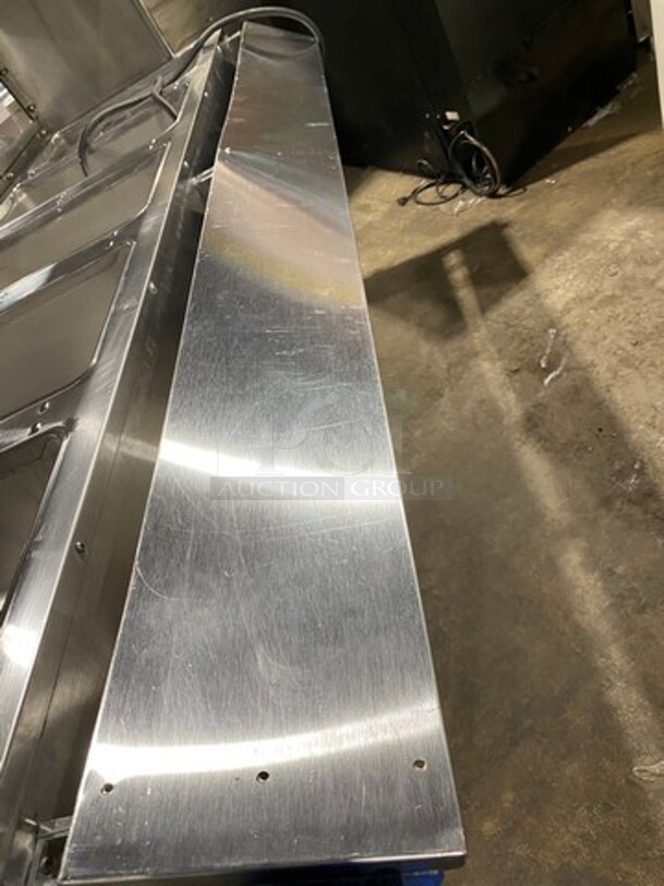 Eagle Commercial Electric Powered 5 Well Steam Table! With Storage Space Underneath! All Stainless Steel! On Casters! Model: YSPHT5 SN: 2008990273 208V 60HZ 1 Phase! Working When Removed!  - Image 7 of 10