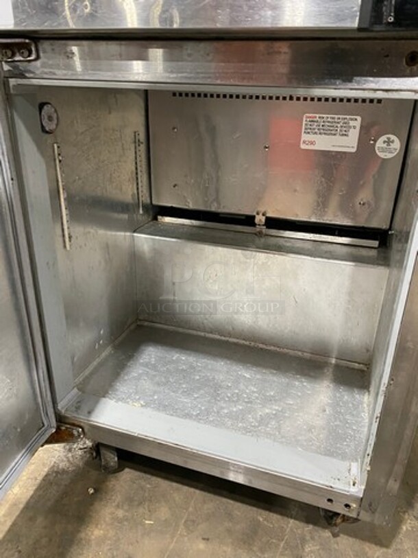 Continental Commercial Single Door Lowboy/Worktop Freezer! With Back Splash! All Stainless Steel! Model: SWF27BS SN: 15850728 115V 60HZ 1 Phase - Image 6 of 8