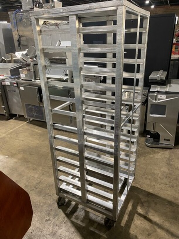 Metal Commercial Pan Transport Rack! On Casters! - Image 3 of 6