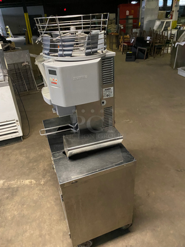 Zummo Commercial Automatic Citrus Juicer! On Stainless Steel Equipment Stand! On Casters! Model: Z14C SN: 2138626 110V 60HZ 1 Phase - Image 2 of 10