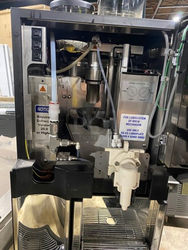 BEAUTIFUL! Bunn Commercial Countertop Automatic Espresso Machine! Touch Screen Settings! With 2 Coffee Bean Hopper! Stainless Steel Body! Model: SURETAMPAUTO SN: 1SPR003485 208V 60HZ 1 Phase - Image 7 of 12