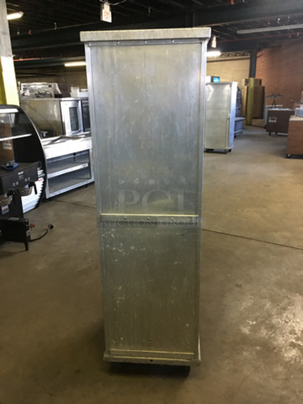 Cres Cor Commercial Single Door Enclosed Pan Transport Rack! Holds Up To Full Size Trays/Pans! With View Through Door! All Stainless Steel! On Casters! - Image 3 of 6