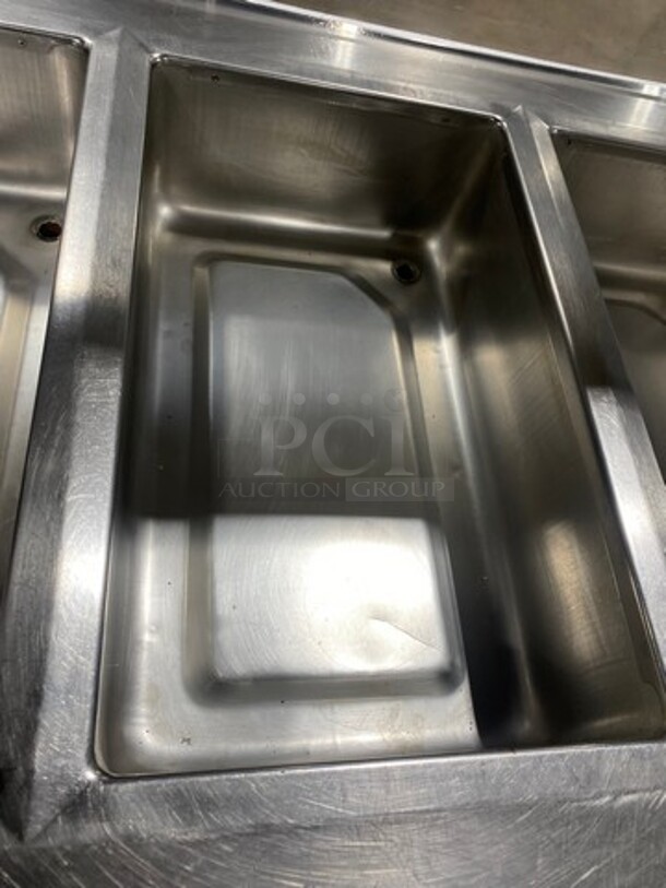 Carter Hoffmann Commercial Electric Powered Steam Table! With Sneeze Guard! With Storage Space Underneath! All Stainless Steel! On Casters! - Image 6 of 10