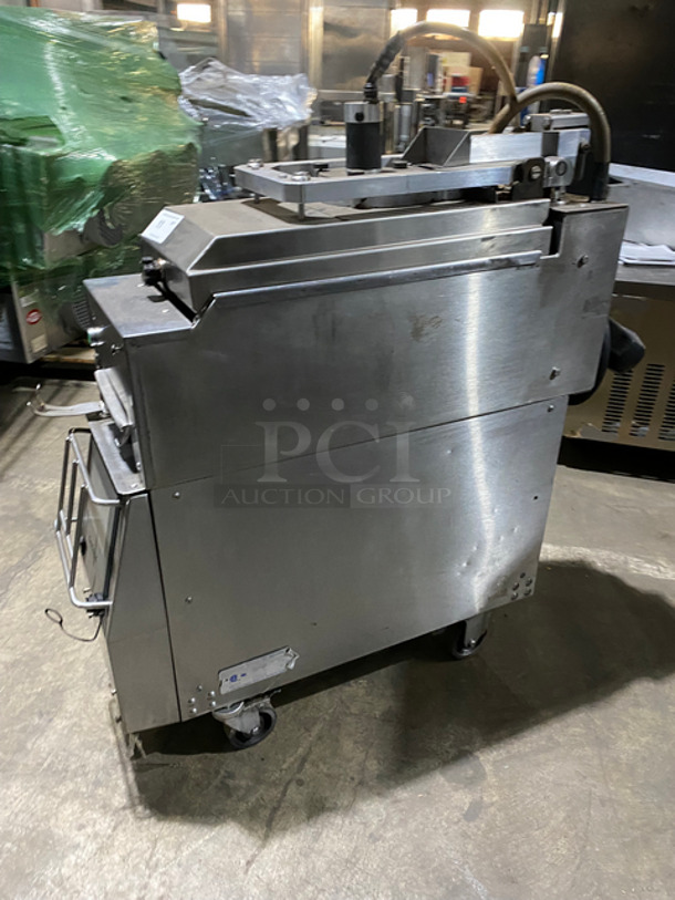 Garland Commercial Electric Powered Dual Side Hamburger Press/Clamshell Broiler! All Stainless Steel! On Casters! Model: CXBE12 SN: 1403100100957 208V 60HZ 3 Phase - Image 2 of 9