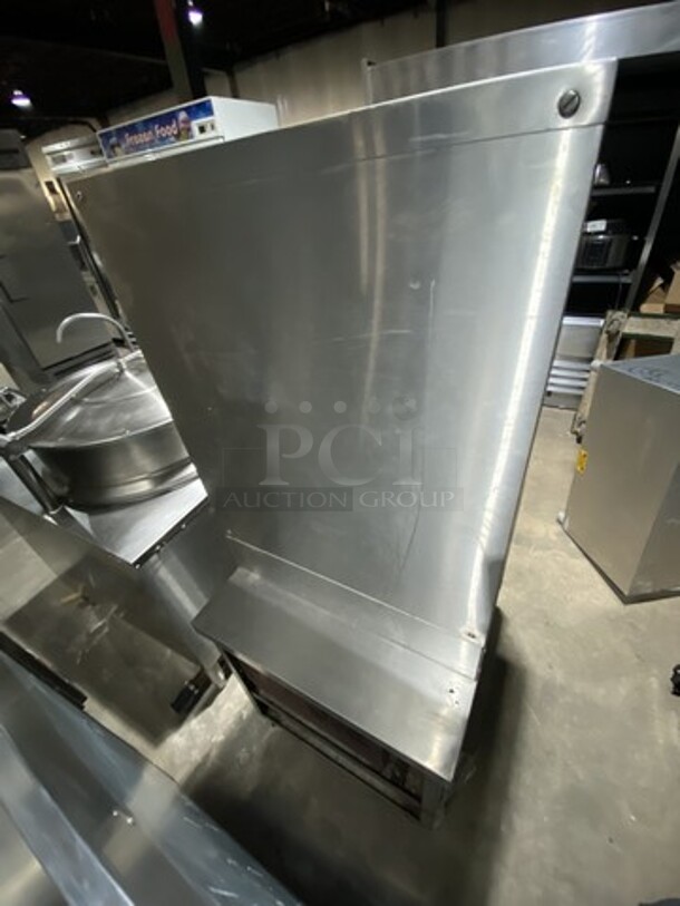 Wow! Vulcan Electric Powered Commercial Dual Cabinet Steamer! Model VGX24E Serial 2710950! 208V 3 Phase! On Legs!  - Image 4 of 8