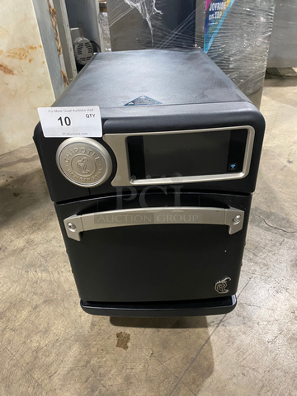NICE! LATE MODEL! LIKE NEW! 2021 Turbo Chef Commercial Countertop Rapid Cook Oven! On Small Legs! Model: NGO SN: NGOTD44339 208/240V 60HZ 1 Phase
