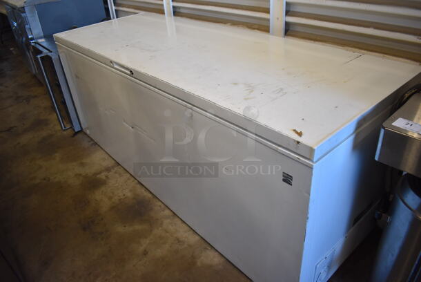 Kenmore Metal Chest Freezer. 83.5x32x32. Tested and Working! - Image 1 of 11
